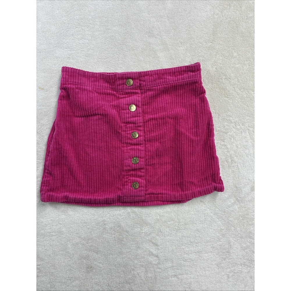 Isaac Mizrahi Corduroy Mini skirt Hot Pink Size 7-8 Medium